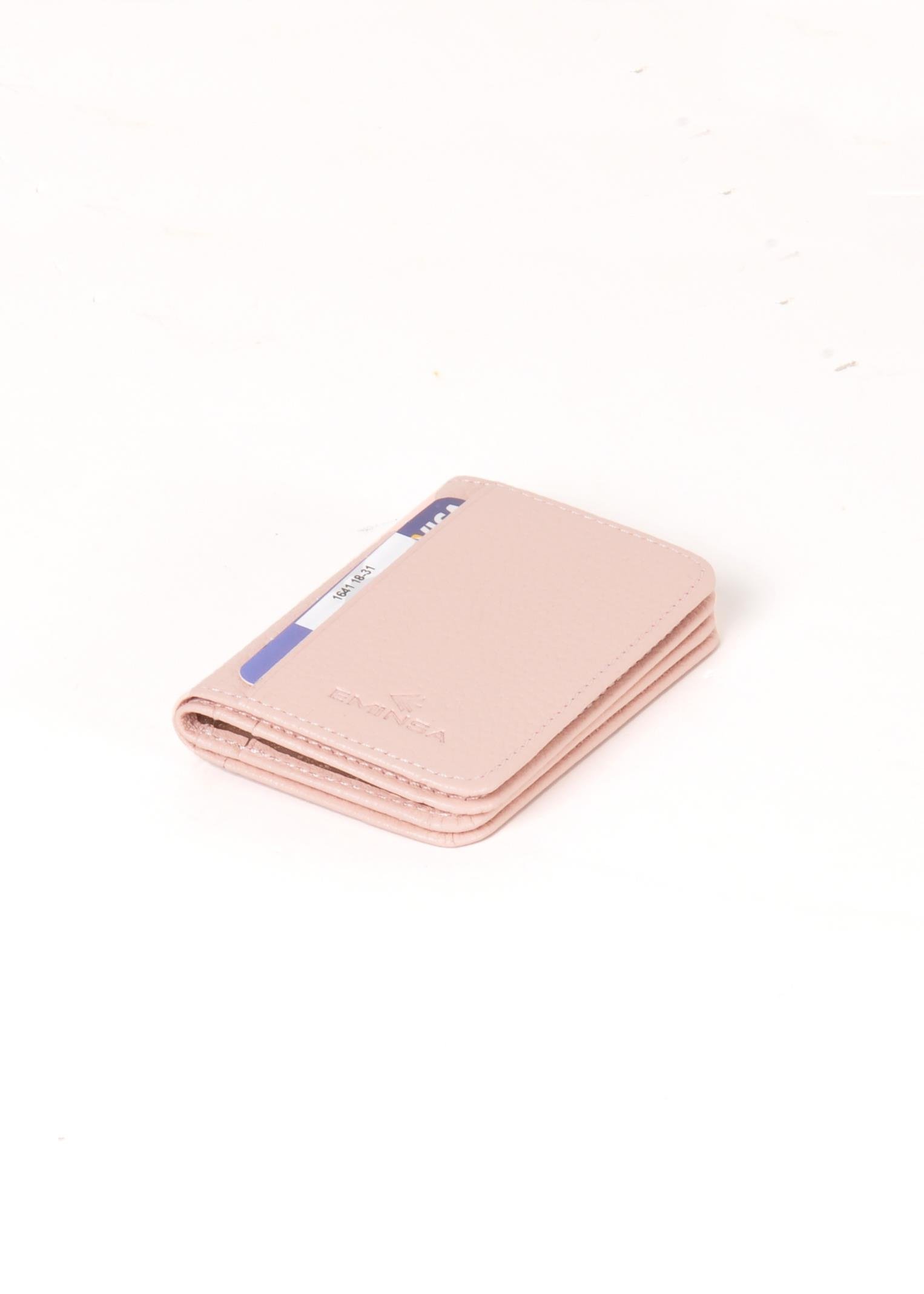 Kadın Pudra Hakiki Deri Kartlık