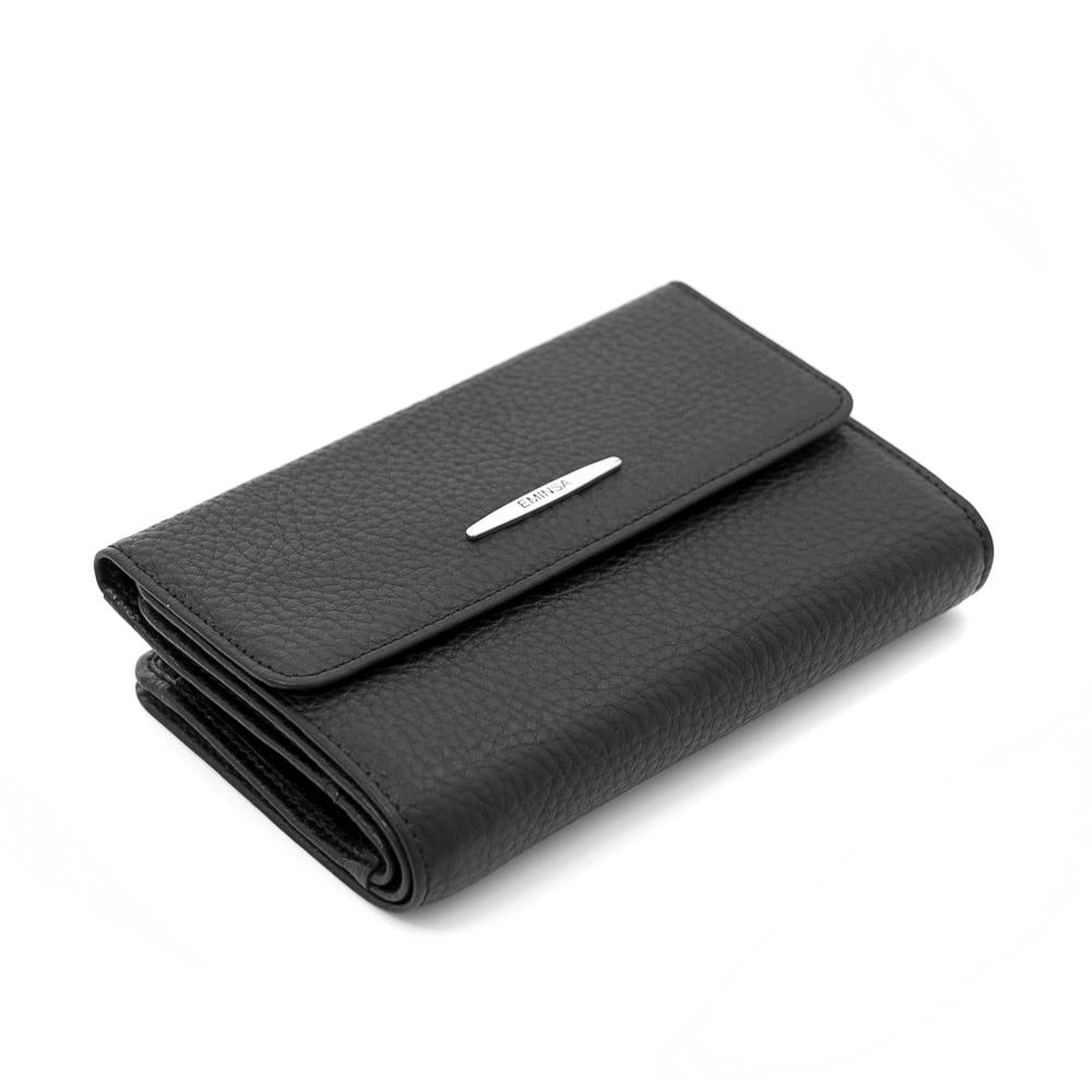 Kadın Siyah Hakiki Deri Cüzdan