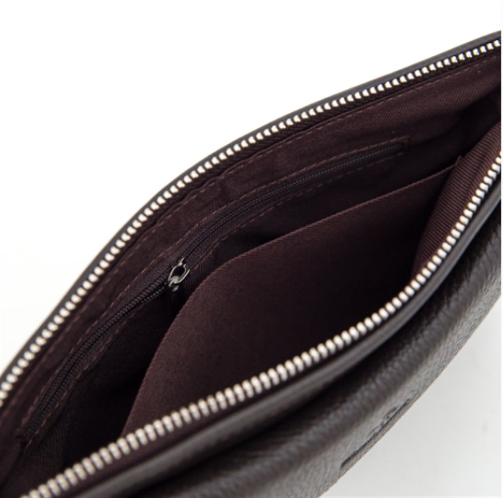 Kahverengi Deri Debriyaj Cüzdan, Çanta