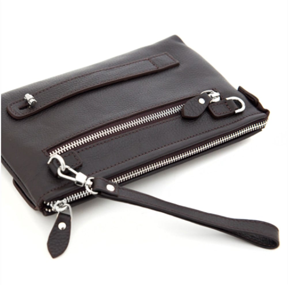 Kahverengi Deri Debriyaj Cüzdan, Çanta