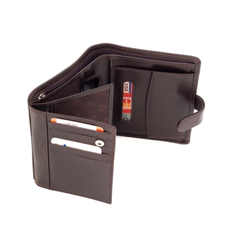 Kahverengi Deri Erkek Cüzdanı
