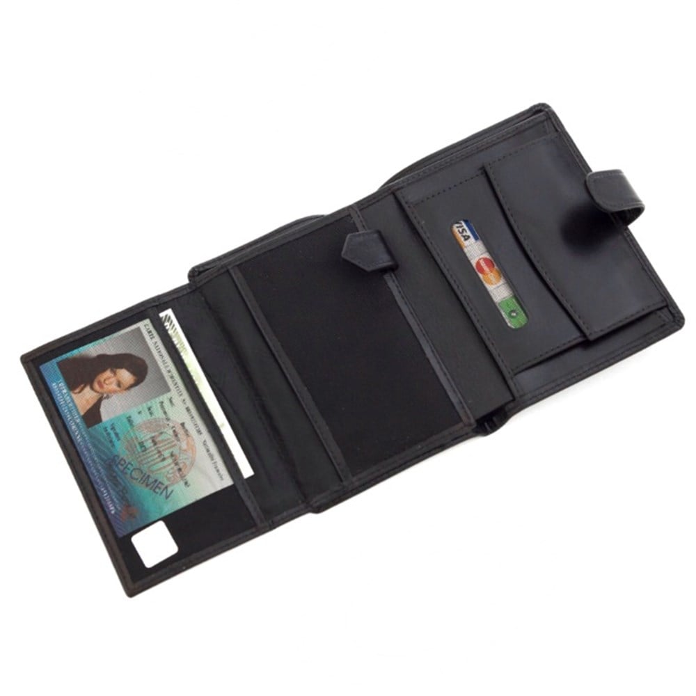 Siyah Deri Erkek Cüzdanı