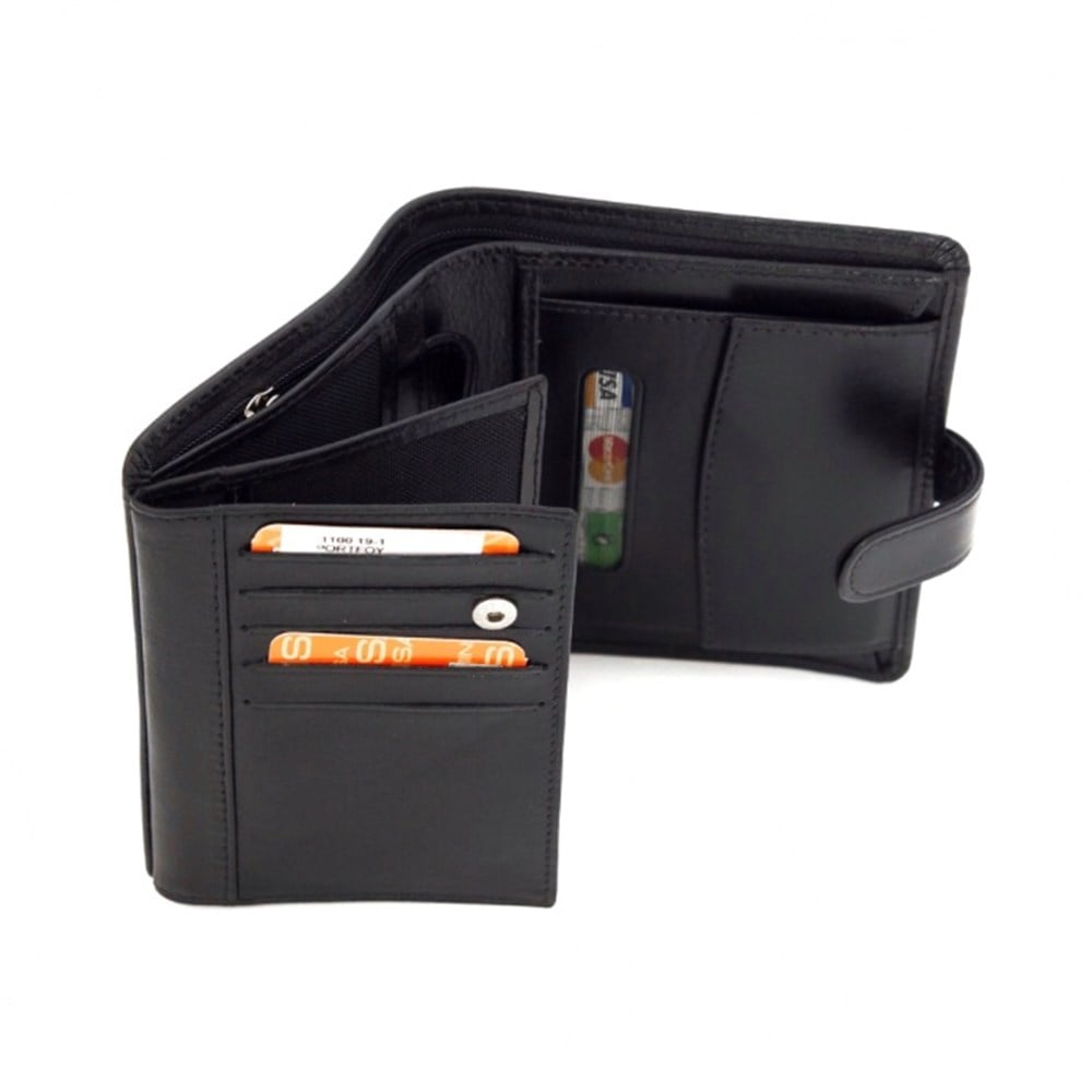 Siyah Deri Erkek Cüzdanı