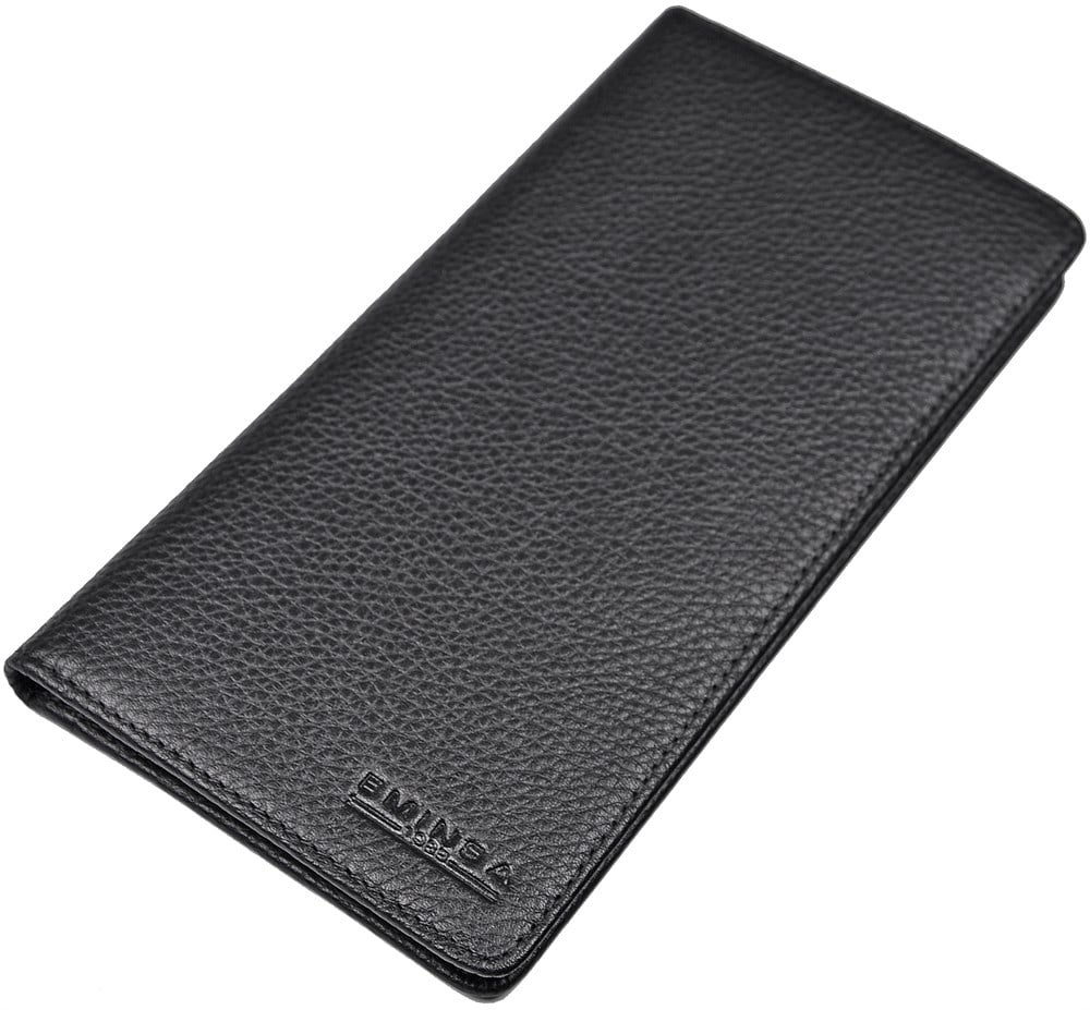 Siyah Hakiki Deri Erkek Çek Cüzdan