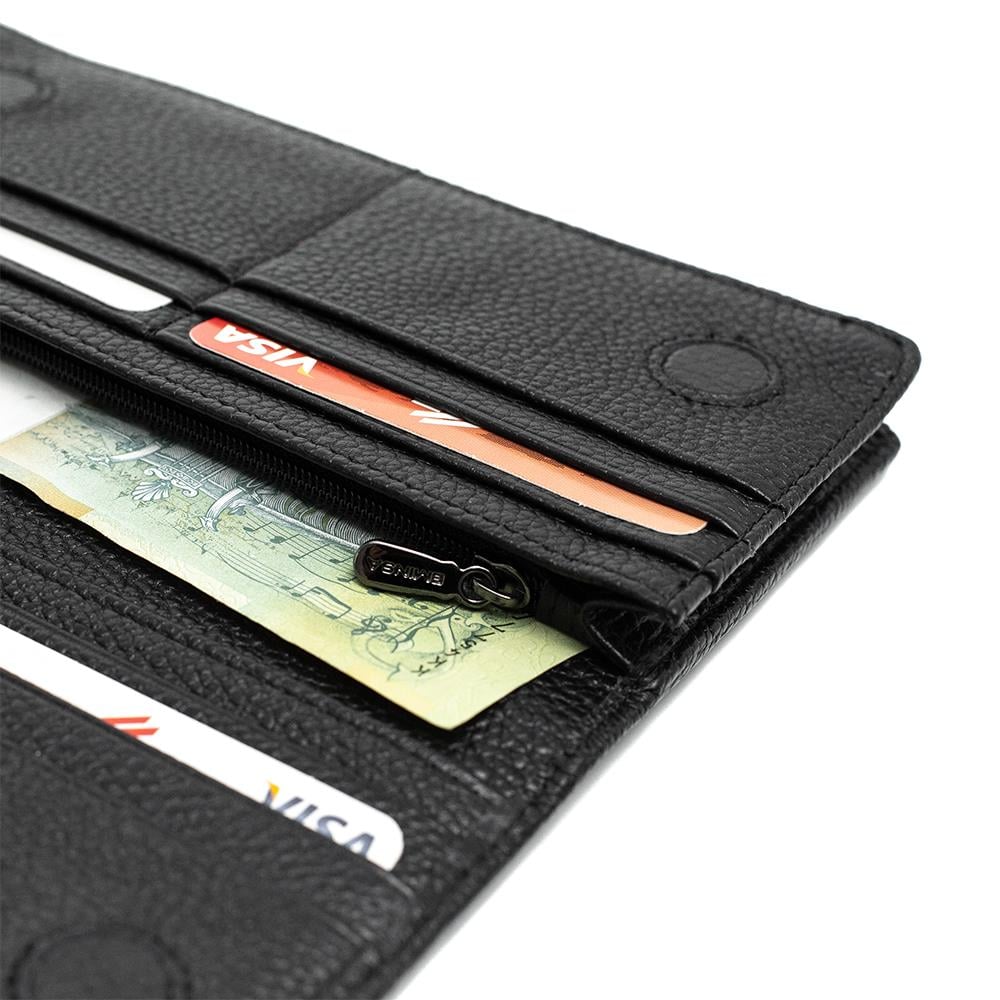 Unisex Hakiki Deri El Saplı Mıknatıslı Telefon Bölmeli Portföy Cüzdan