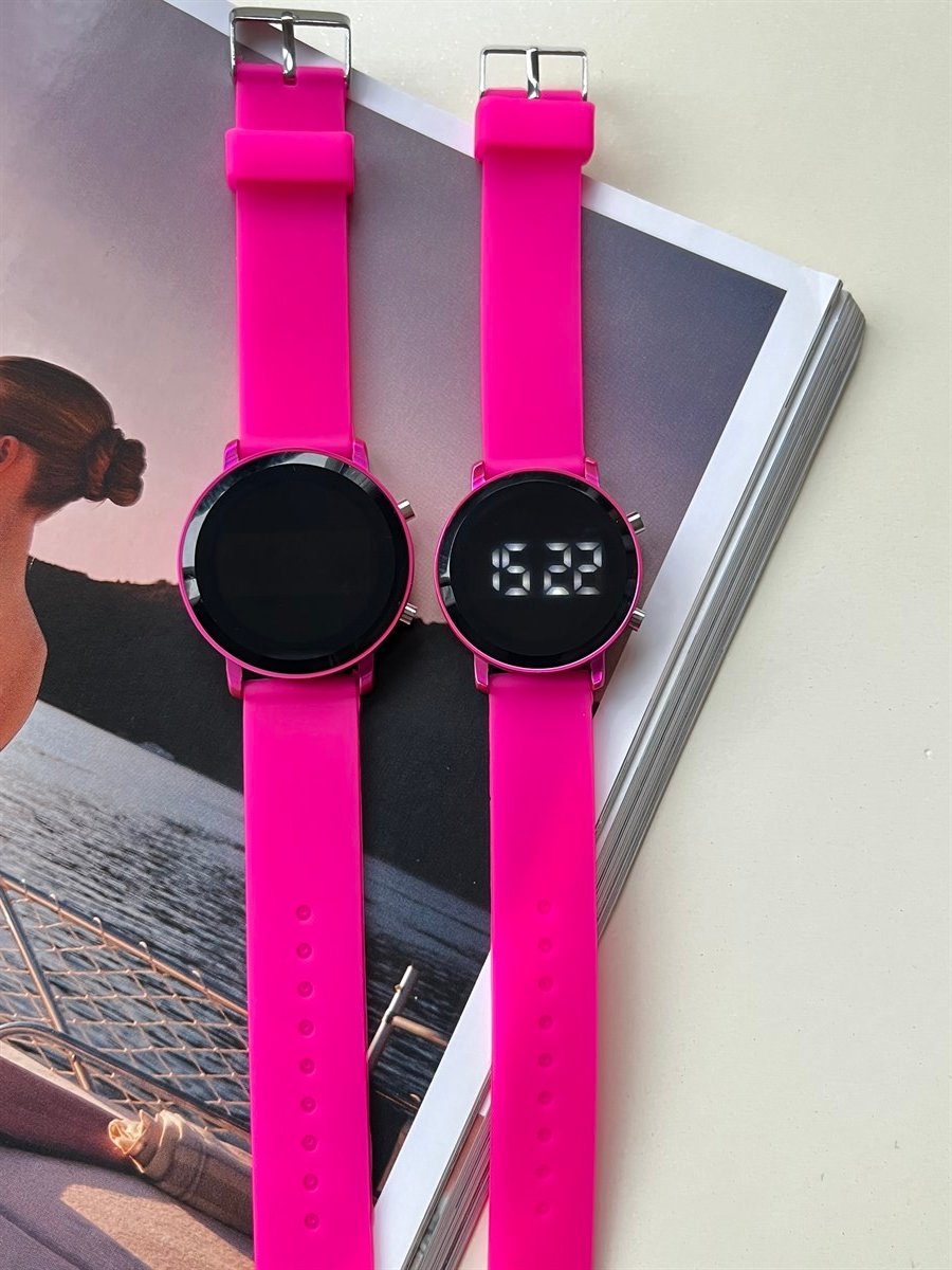 Led Pembe Saat