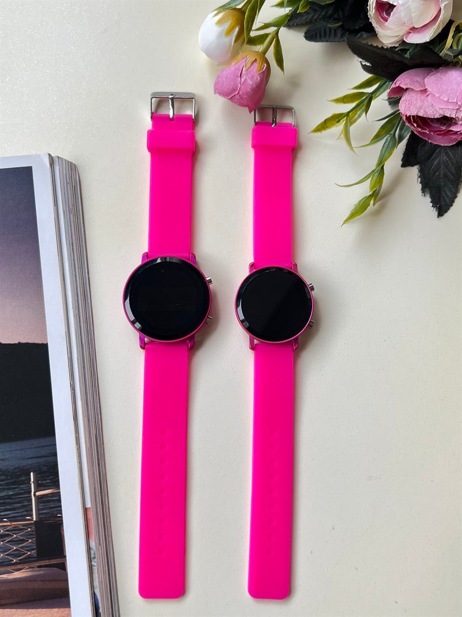 Led Pembe Saat