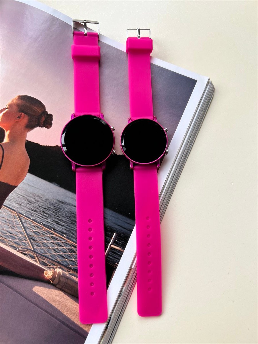 Led Pembe Saat