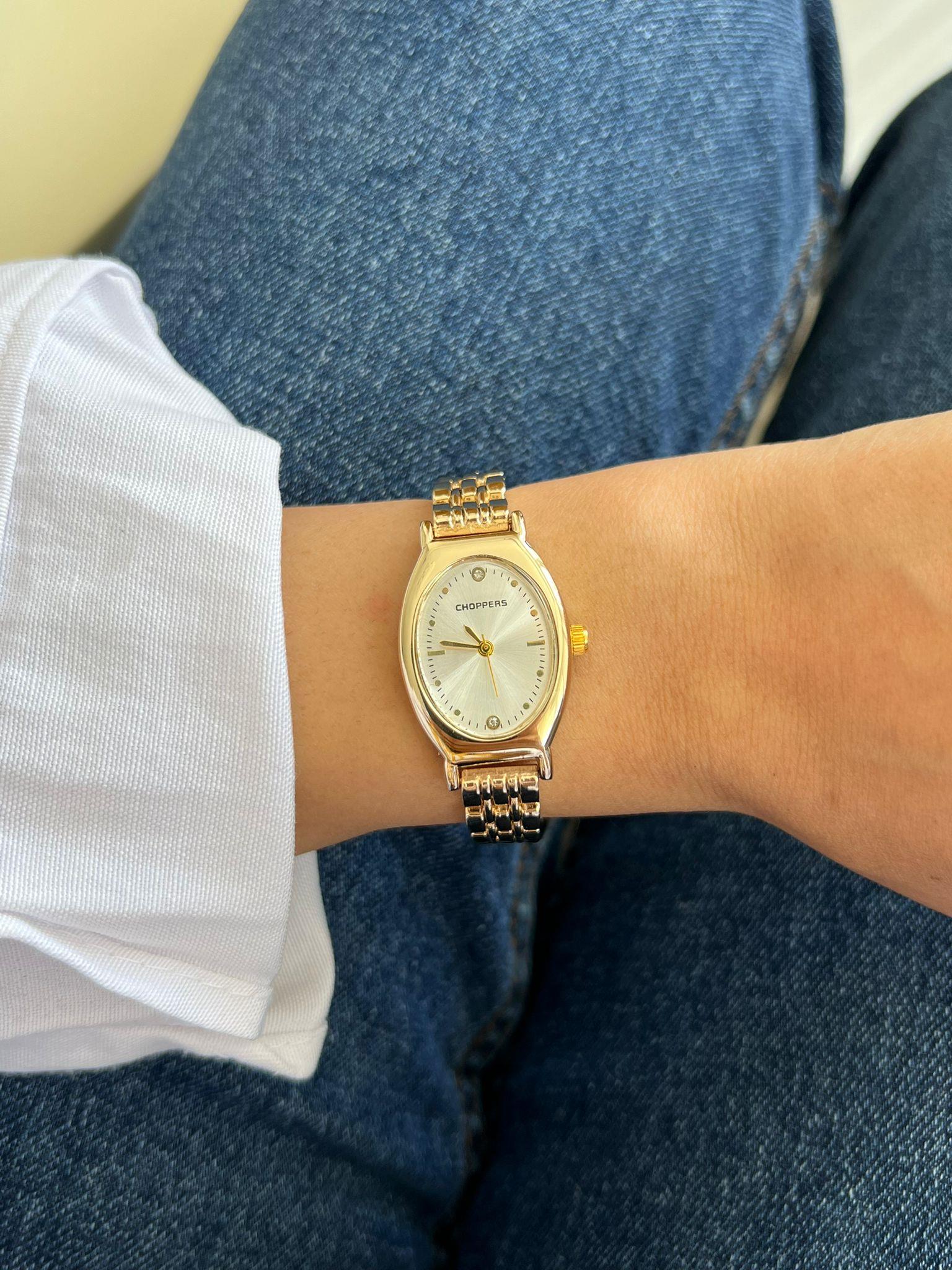 Oval Kadran Şık Vintage Saat