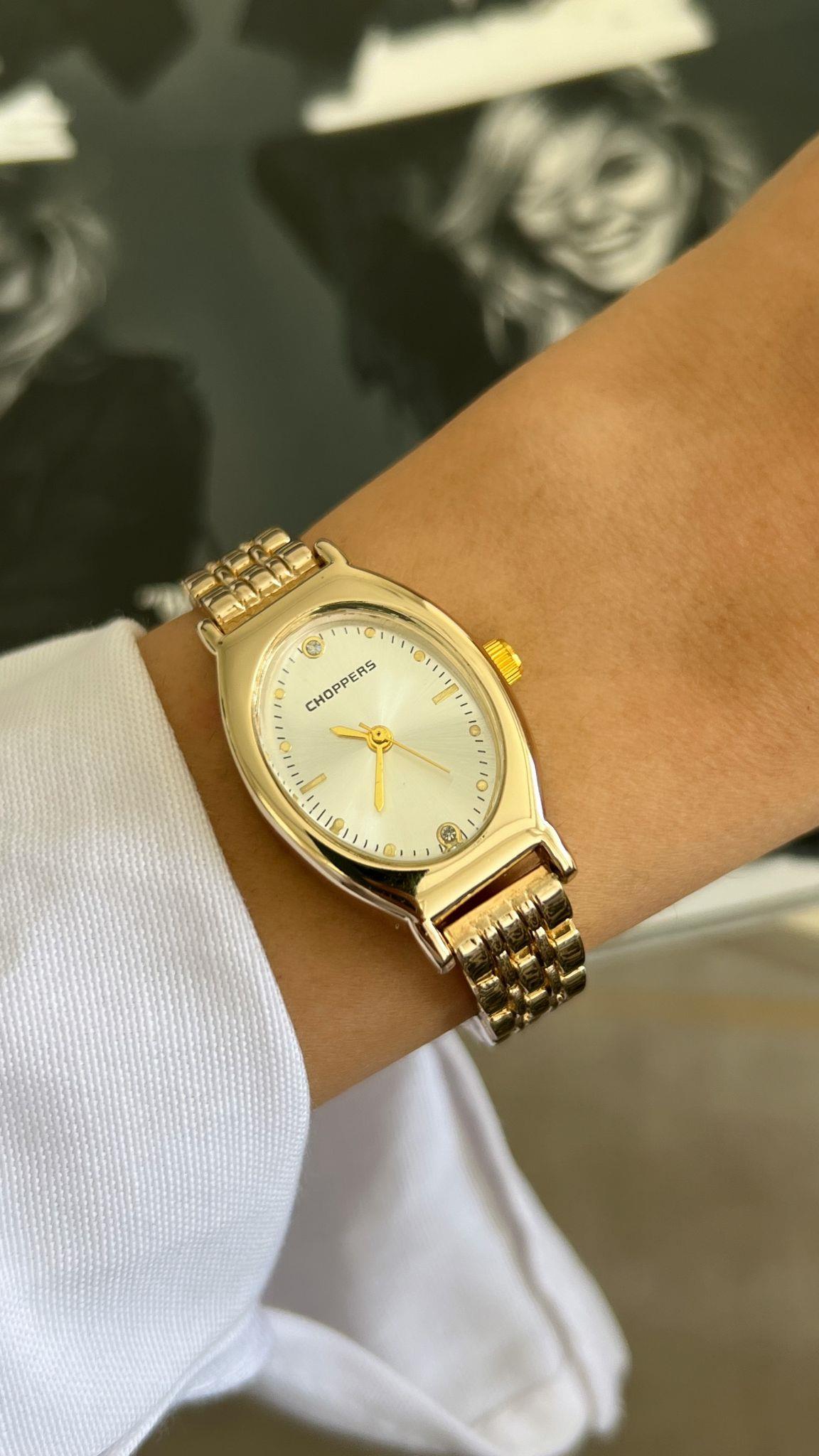 Oval Kadran Şık Vintage Saat