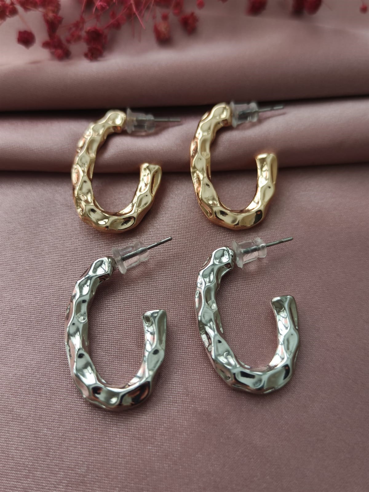 Oval Küpe