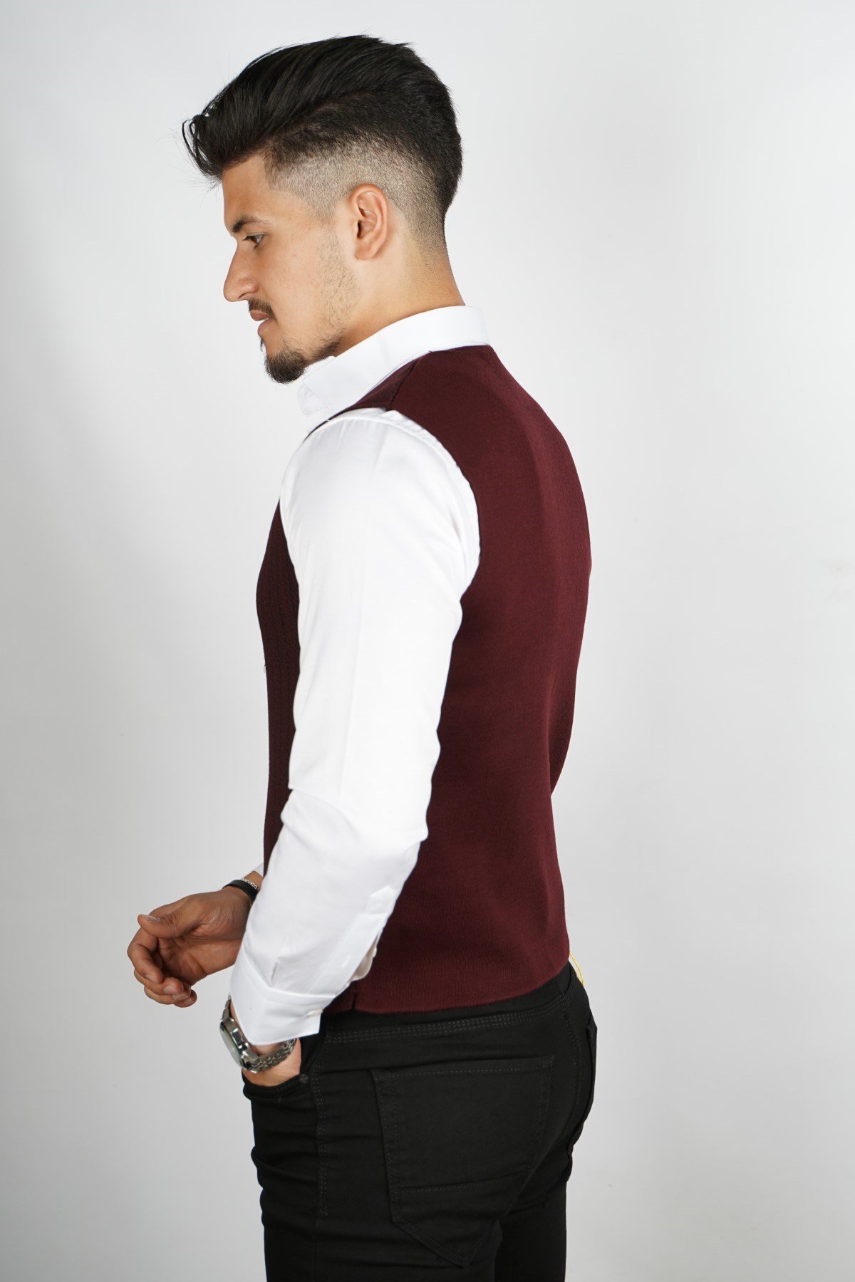 Cepken Yelek Bordo (3101)