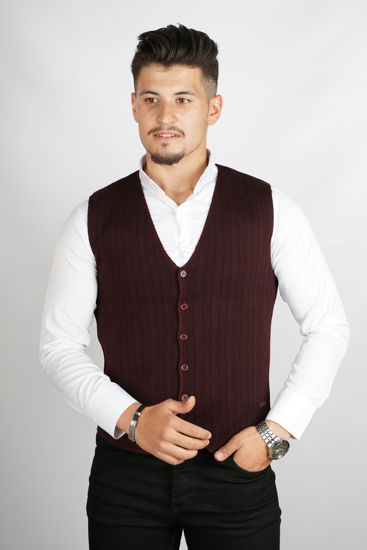 Cepken Yelek Bordo (3101)