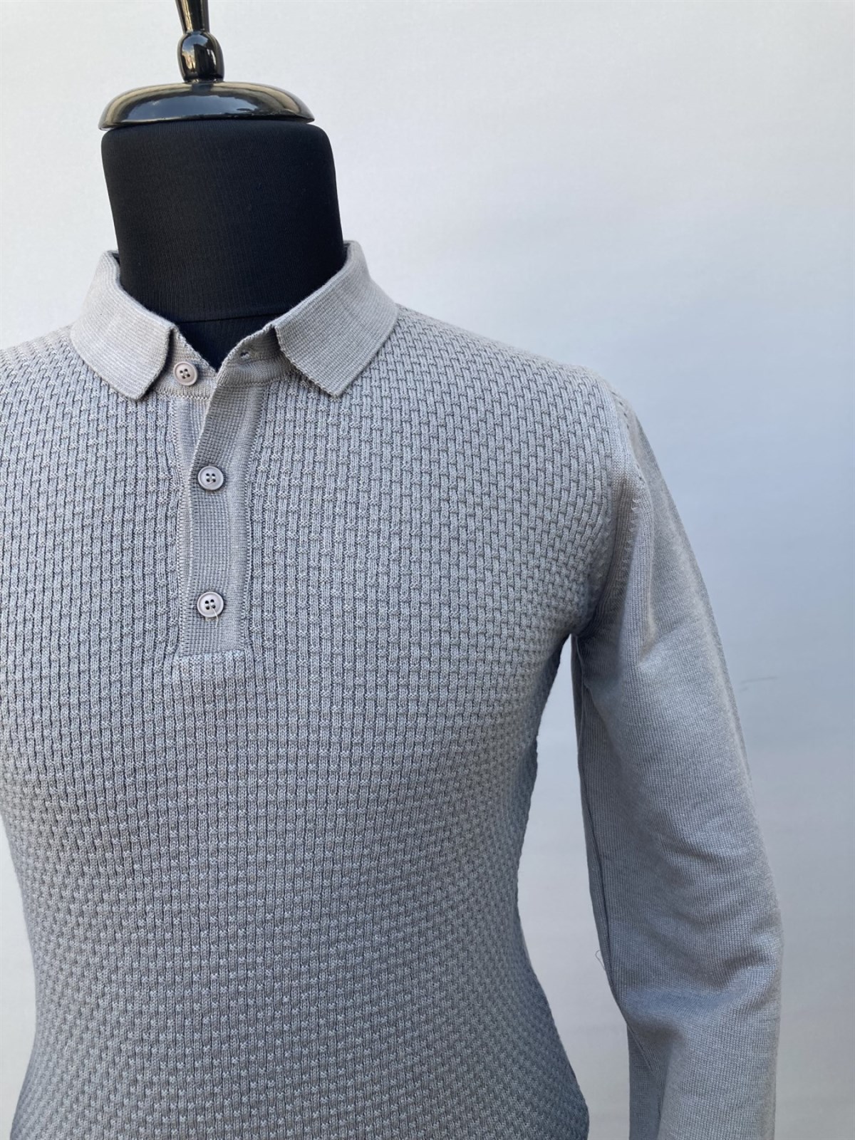 Polo Yaka Kazak Gri (5065)
