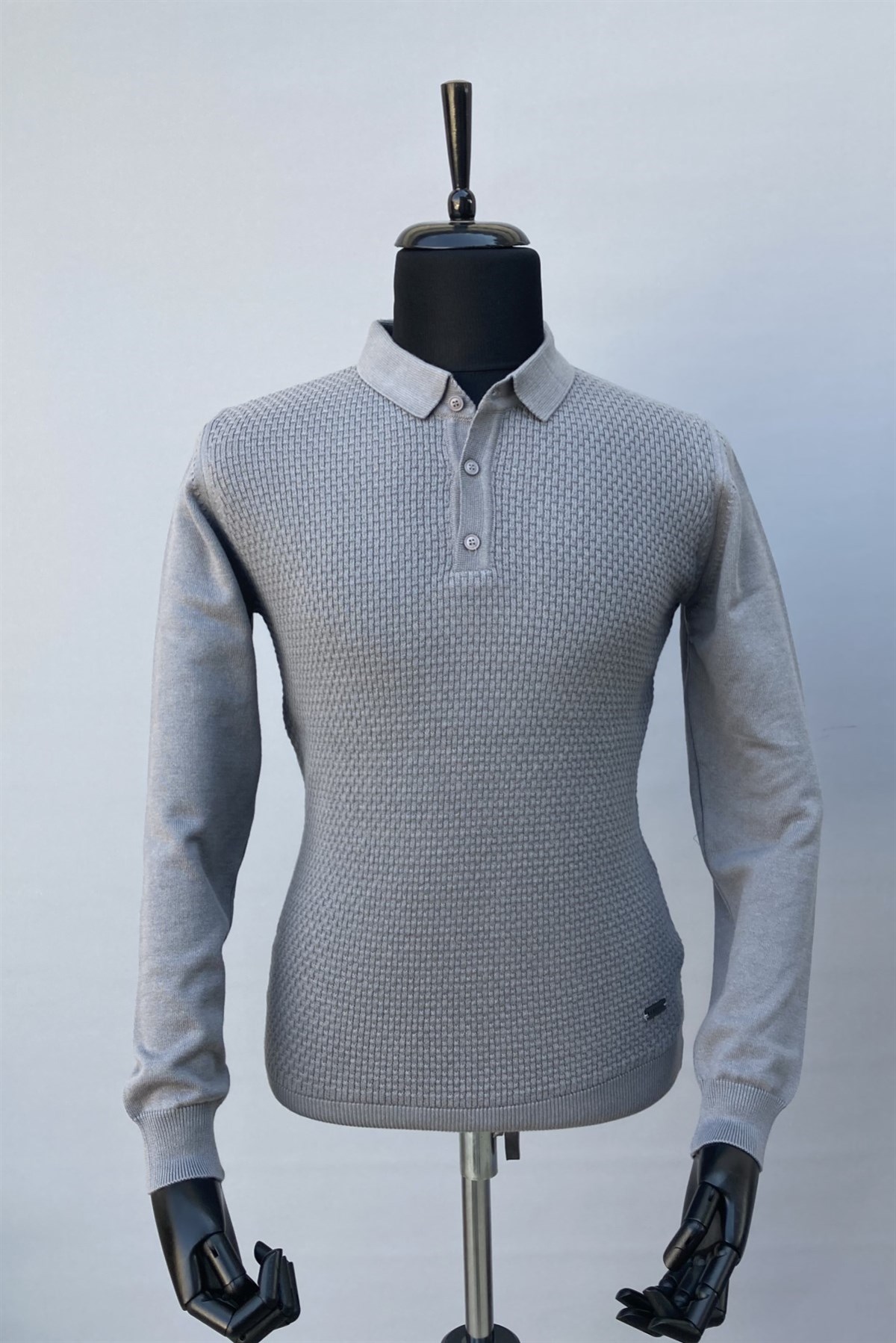 Polo Yaka Kazak Gri (5065)