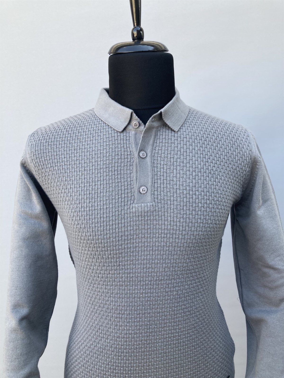 Polo Yaka Kazak Gri (5065)