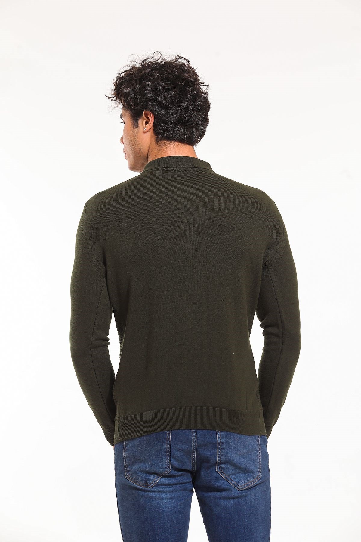 Polo Yaka Kazak Haki (5065)