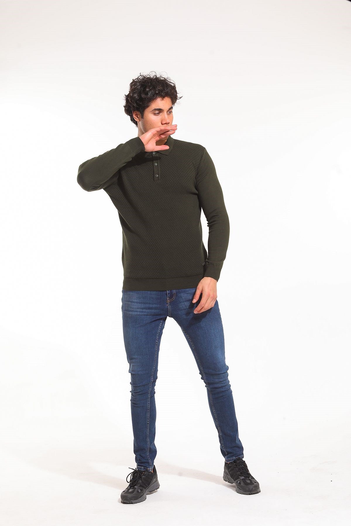 Polo Yaka Kazak Haki (5065)