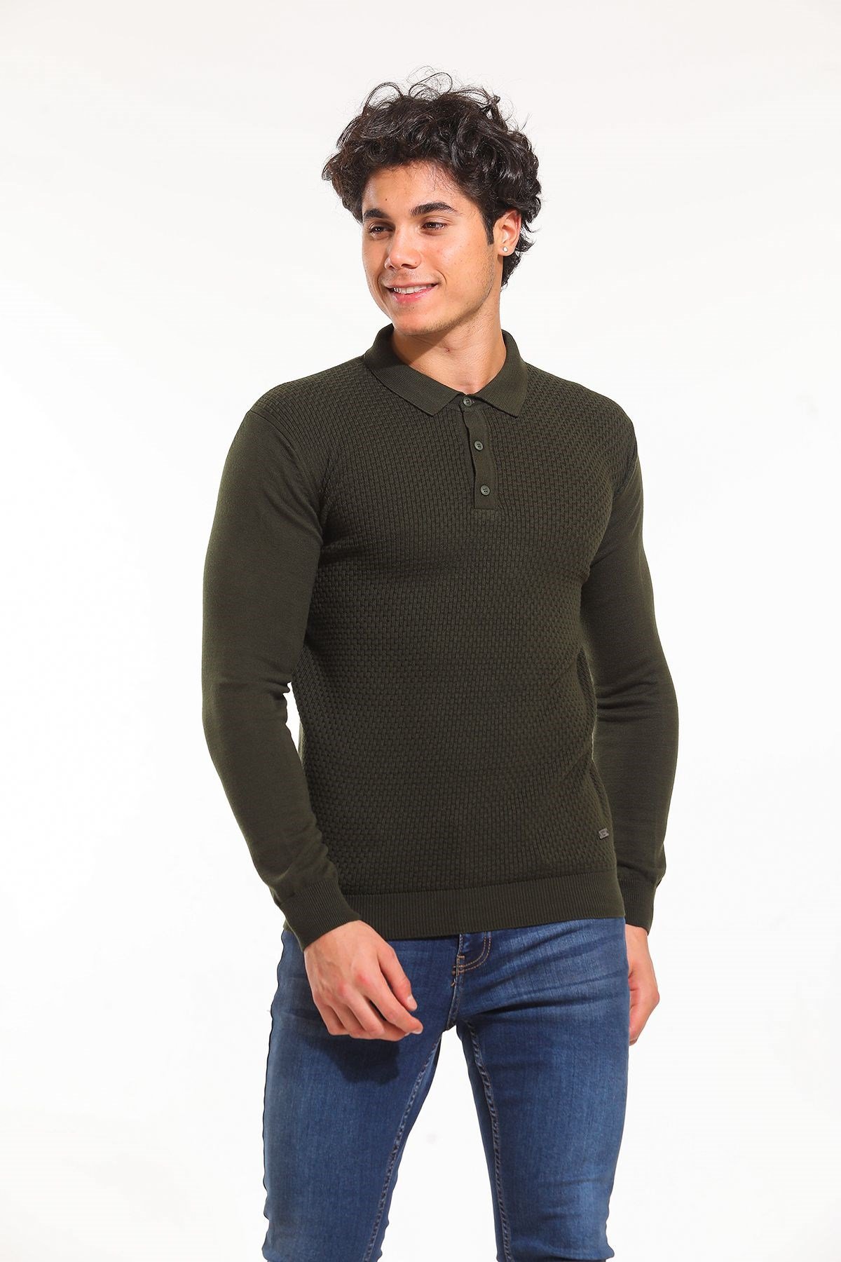 Polo Yaka Kazak Haki (5065)