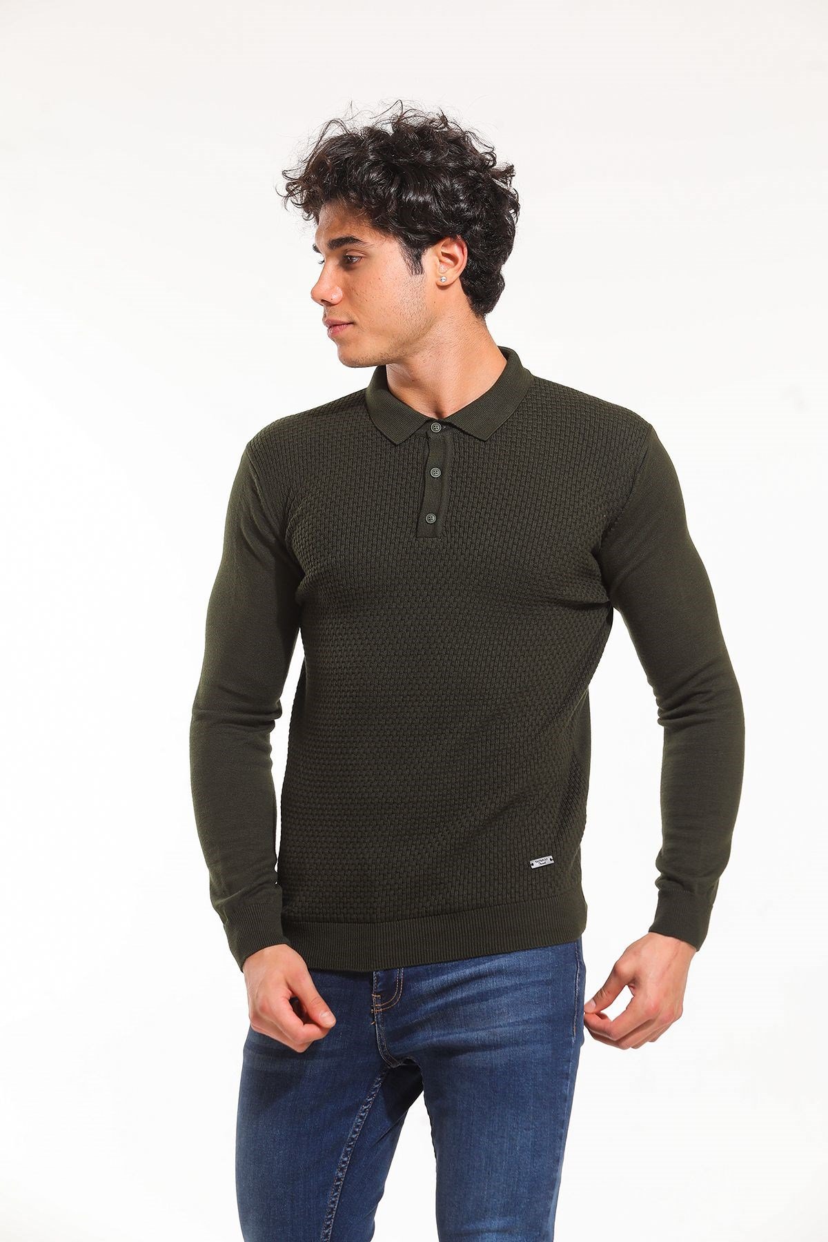 Polo Yaka Kazak Haki (5065)