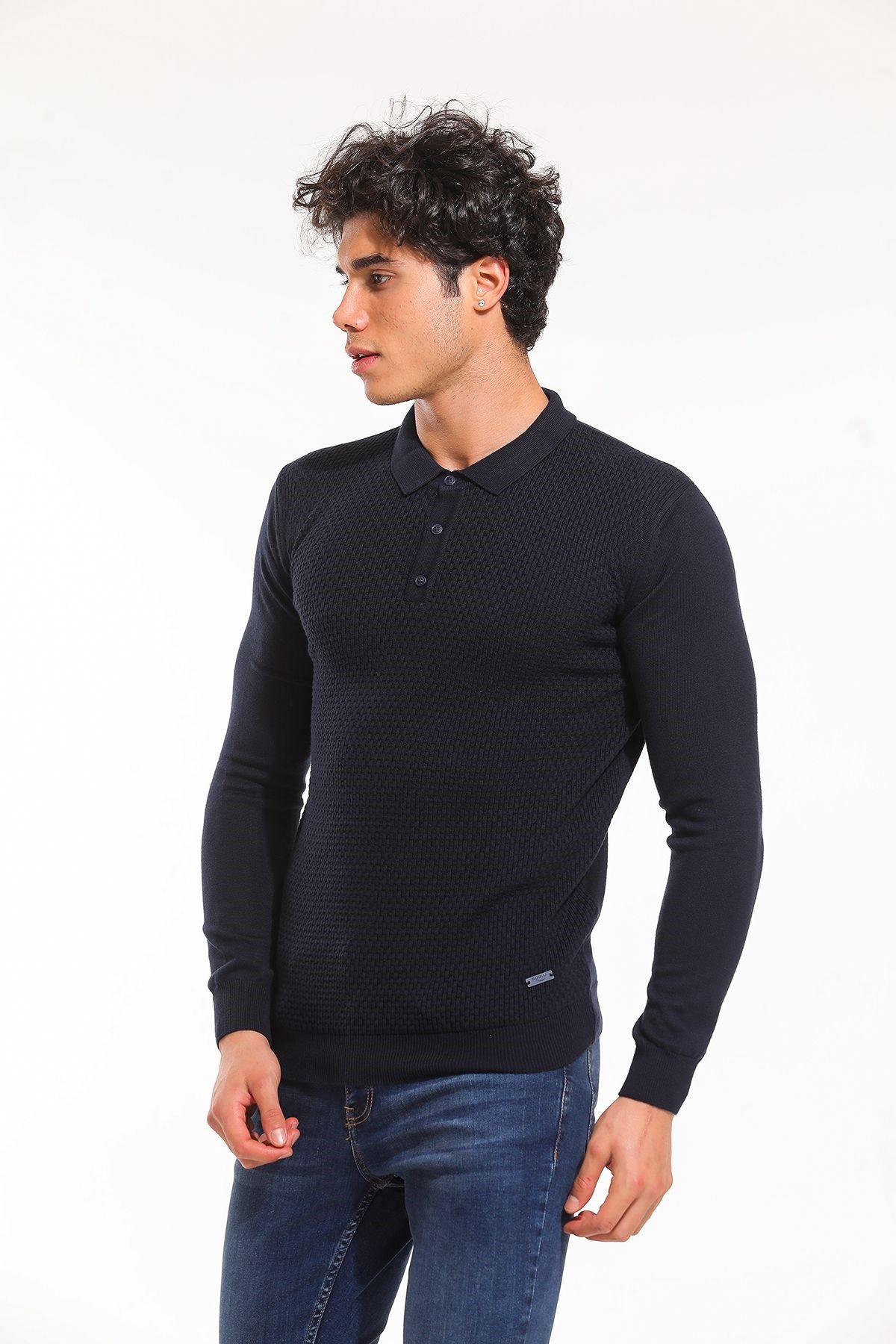 Polo Yaka Kazak Lacivert (5065)
