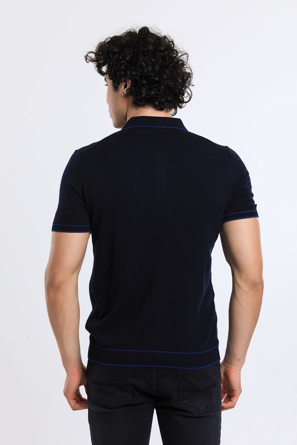 Soylu Trend  I soylutrend.comT-SHİRTSoylu Trend2002LACİVERTErkek Polo Yaka Triko T-Shirt Pamuklu Lacivert (2002)