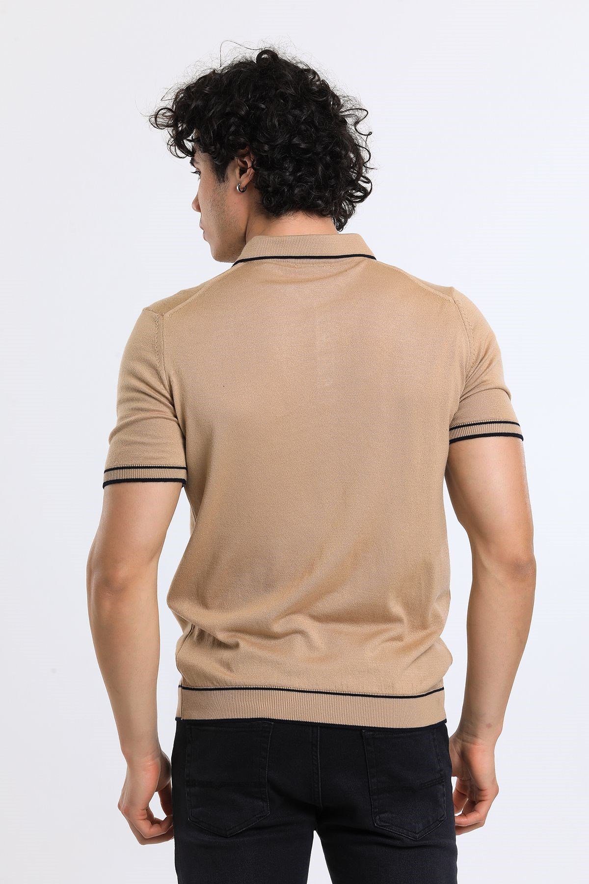 Soylu Trend  I soylutrend.comT-SHİRTSoylu Trend2002CAMELErkek Polo Yaka Triko T-Shirt Pamuklu Camel (2002)