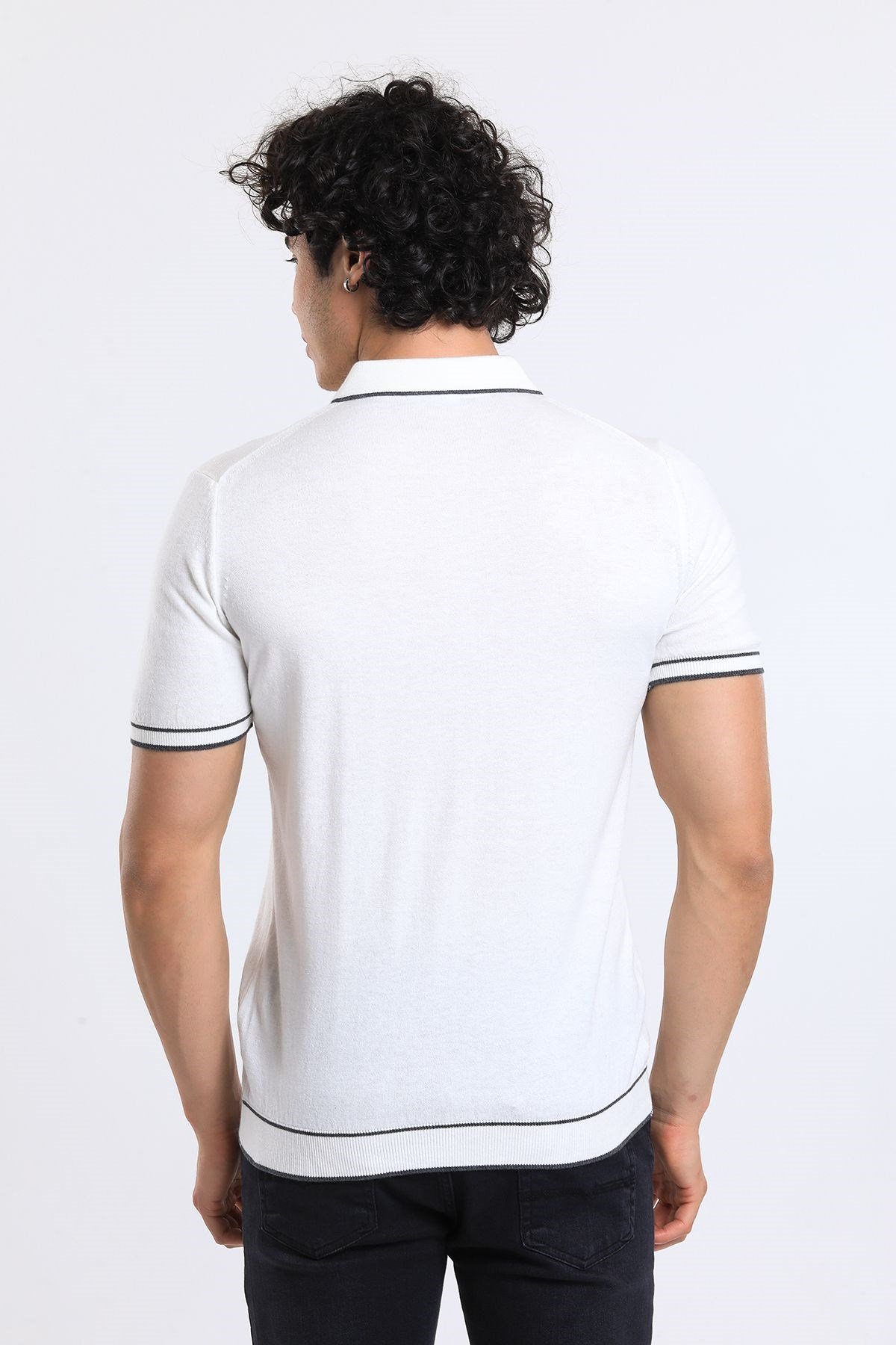Soylu Trend  I soylutrend.comT-SHİRTSoylu Trend2002BEYAZErkek Polo Yaka Triko T-Shirt Pamuklu Beyaz (2002)