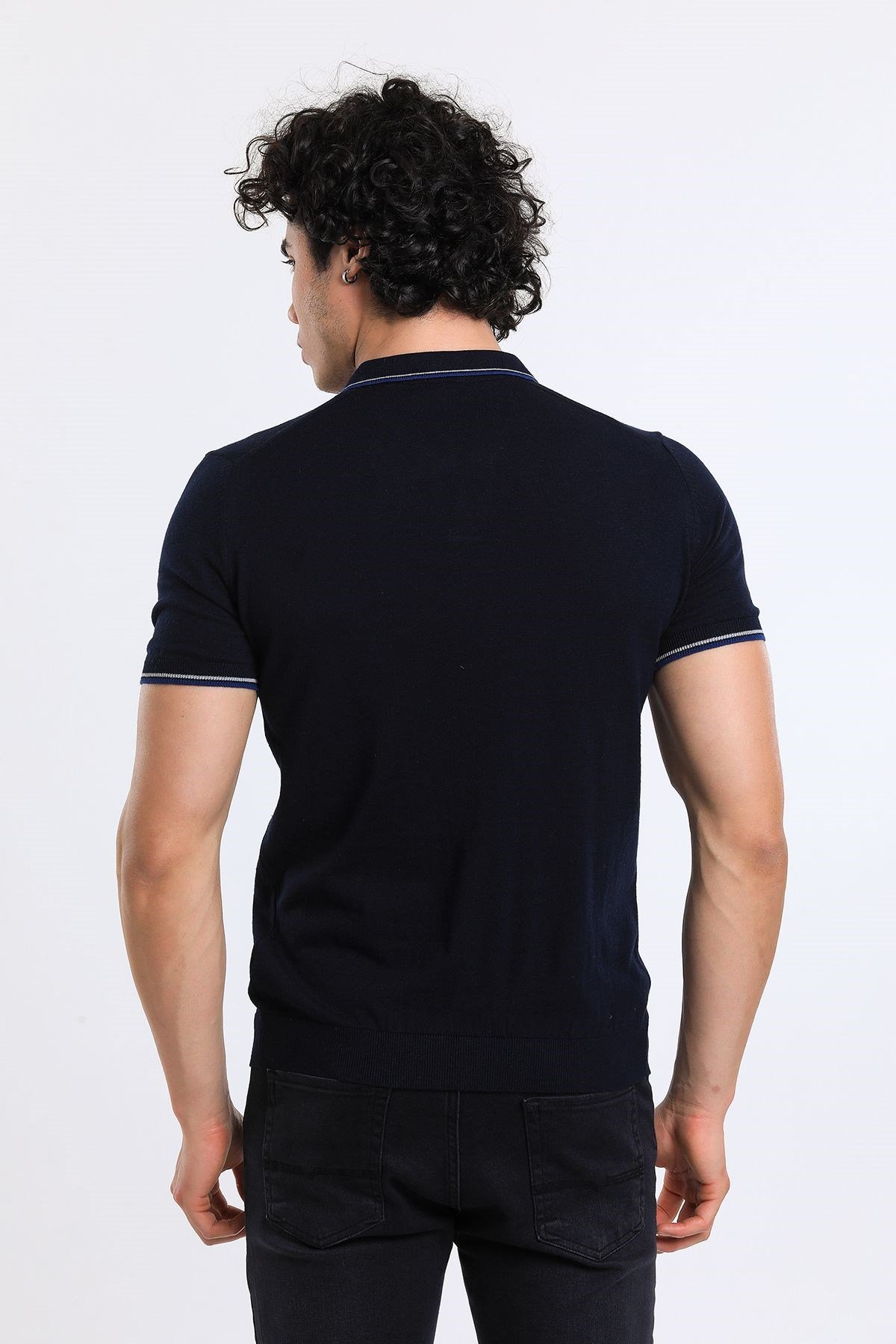 Soylu Trend  I soylutrend.comT-SHİRTSoylu Trend2001LACİVERTErkek Polo Yaka Triko T-Shirt Pamuklu Lacivert (2001)