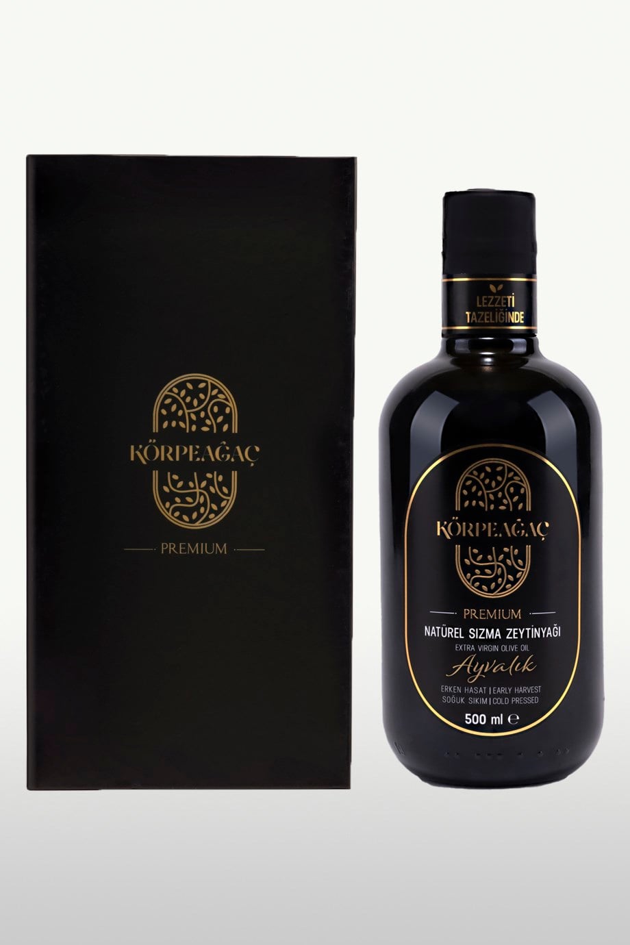 Hediyelik Ayvalık Erken Hasat Natürel Sızma Zeytinyağı 500 ml 