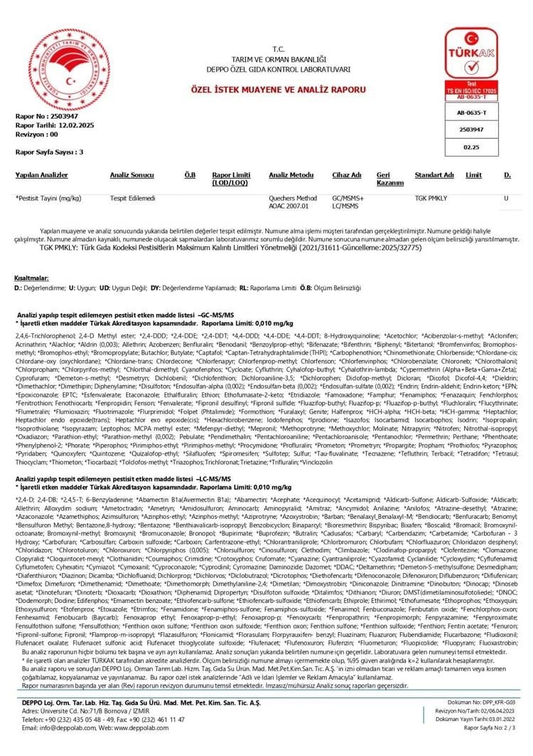 Hurma Suyu Konsantresi -tatlandırıcı 685gr (PESTİSİT VE AĞIR METAL ANALİZLİ)