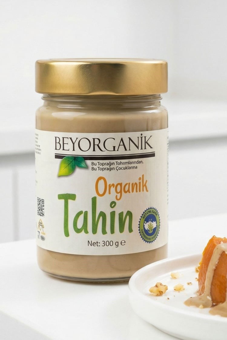 Organik Tahin 300gr (SALMONELLA ANALİZLİ)