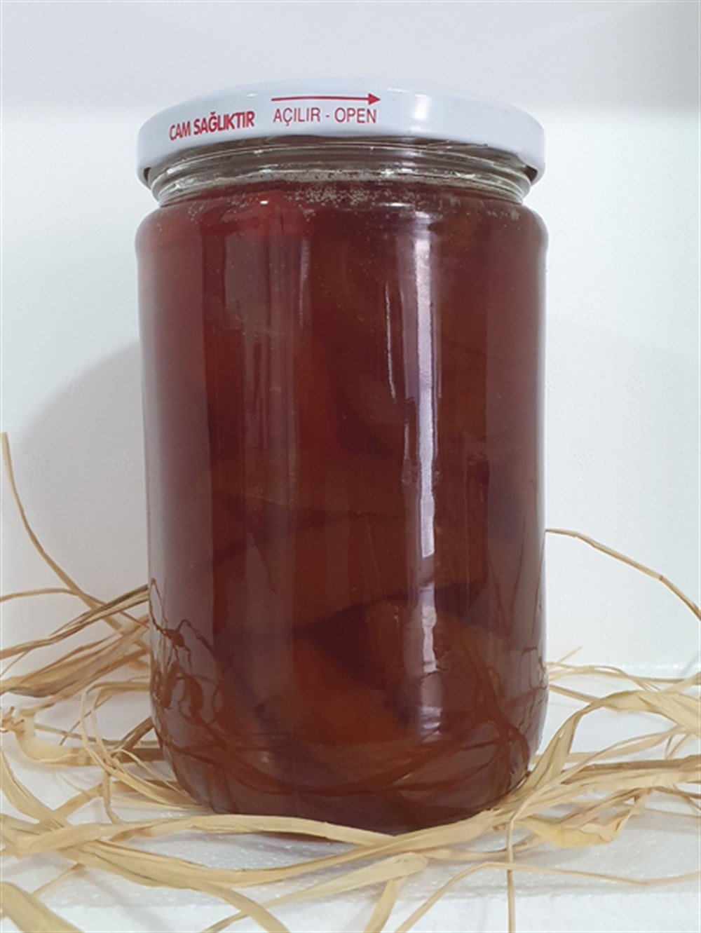 ŞEFTALİ REÇELİ (ODUN ATEŞİNDE YAPILMIŞ)  750 GR