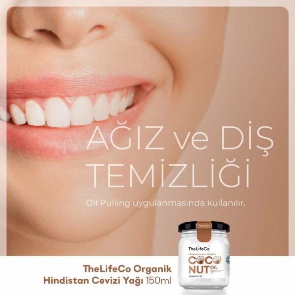 TheLifeCo Organik Hindistan Cevizi Yağı 