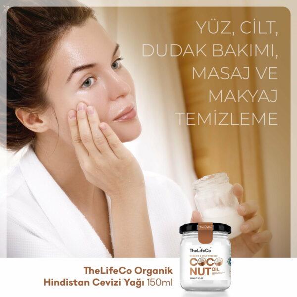 TheLifeCo Organik Hindistan Cevizi Yağı 