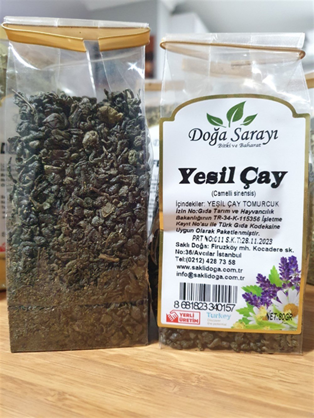 YEŞİL ÇAY 80 GR