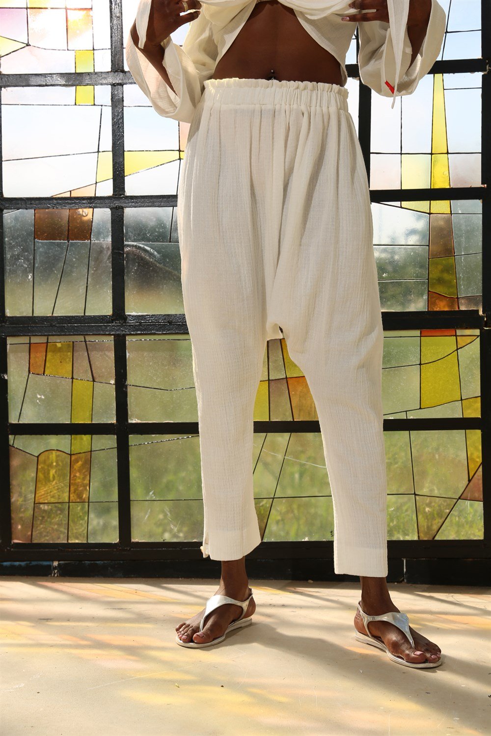 Ecru Shalwar