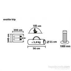 Evolite Trip Mono Dome 2 Kişilik Çadır E-9208