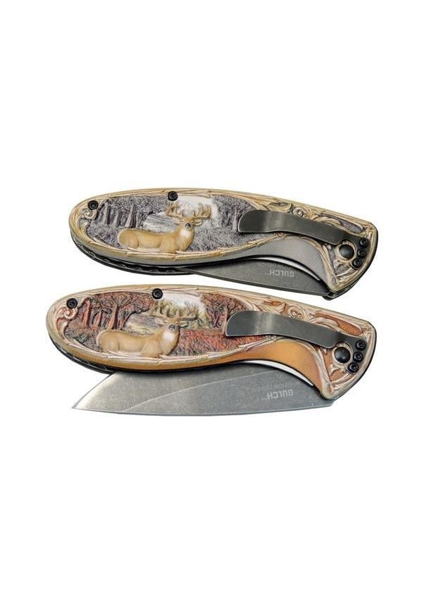 Blade HQ Chris Reeve YT016 Gulch Brown Geyik Model Cep Çakısı 20 cm