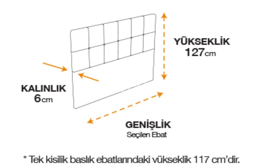 Bambi Golden Prime 90X190 Başlık