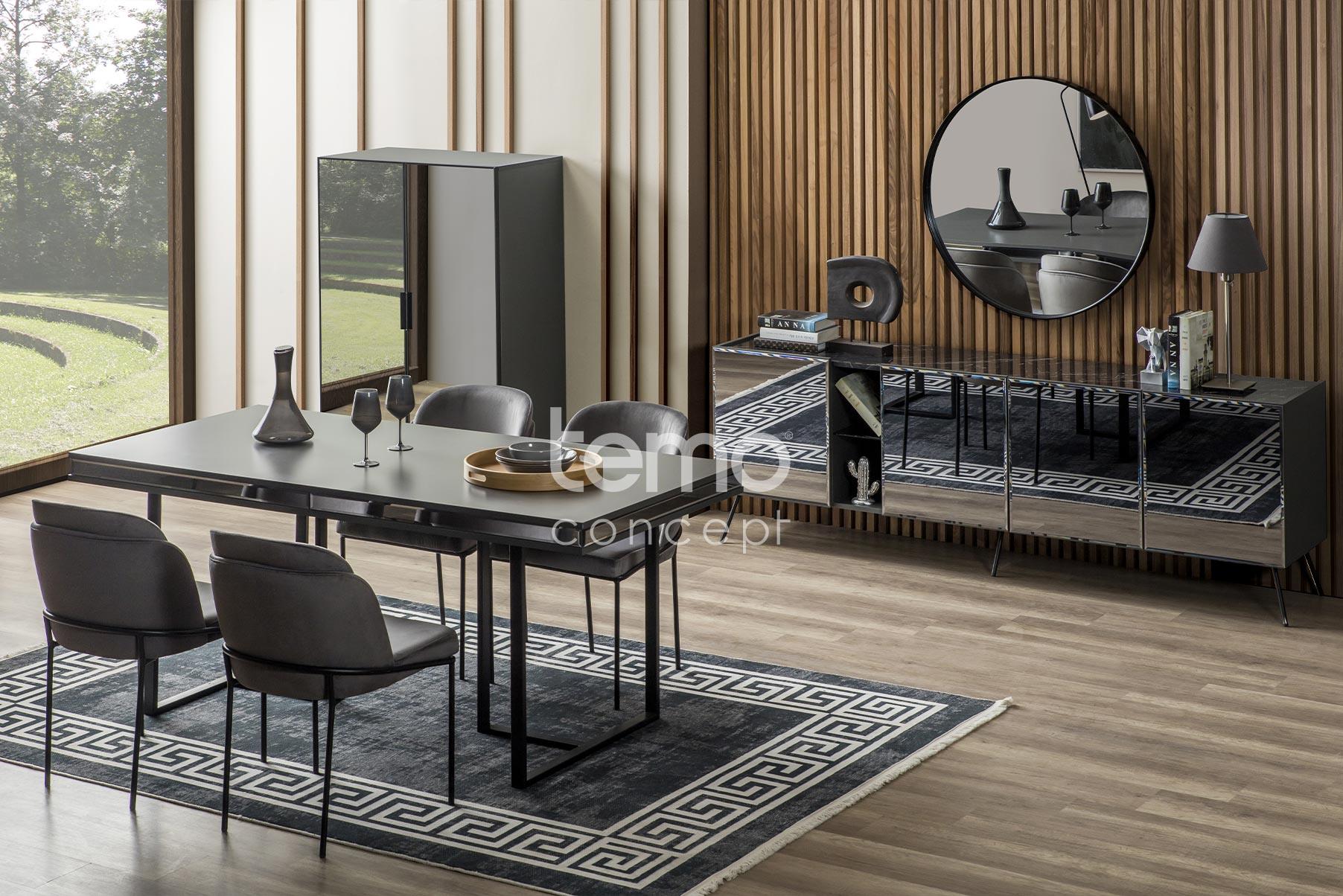 Bronze Antrasit Yemek Odası