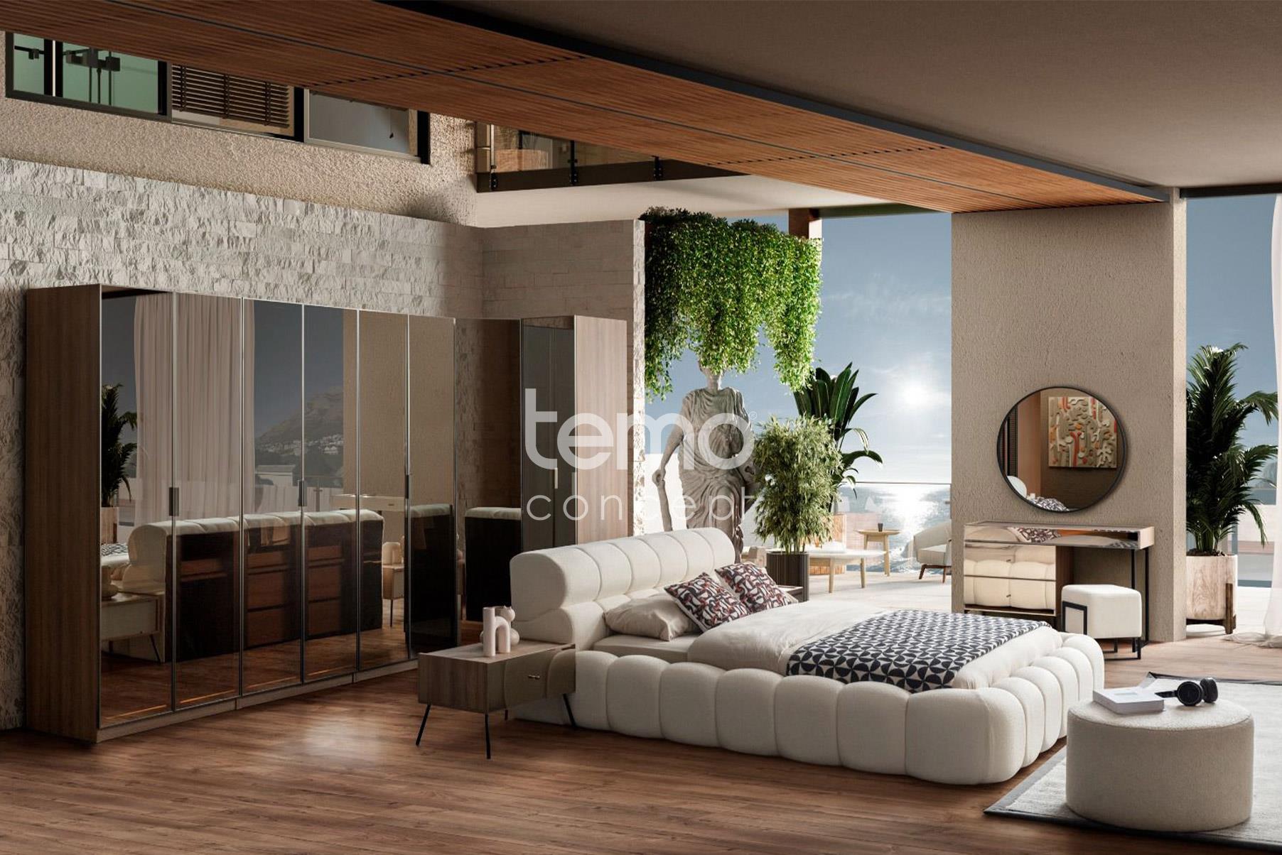 Bronze Ceviz Yatak Odası