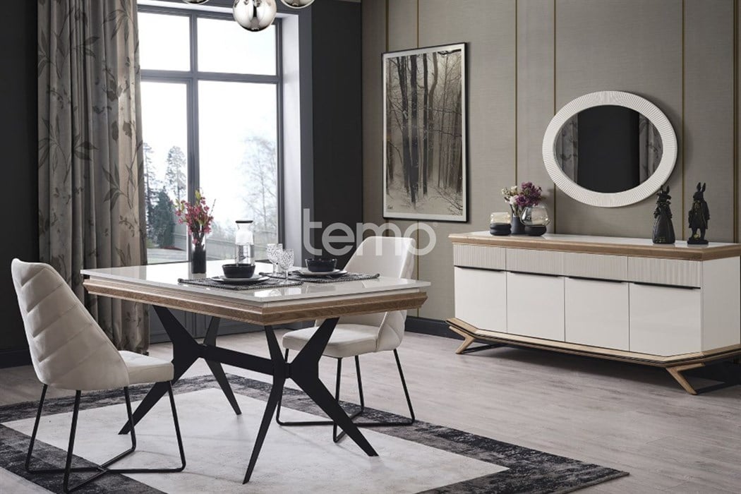 Elize Ahşap Yemek Odası