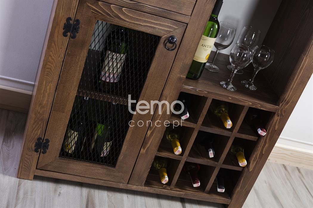 Ladin Ahşap Mini Konsol