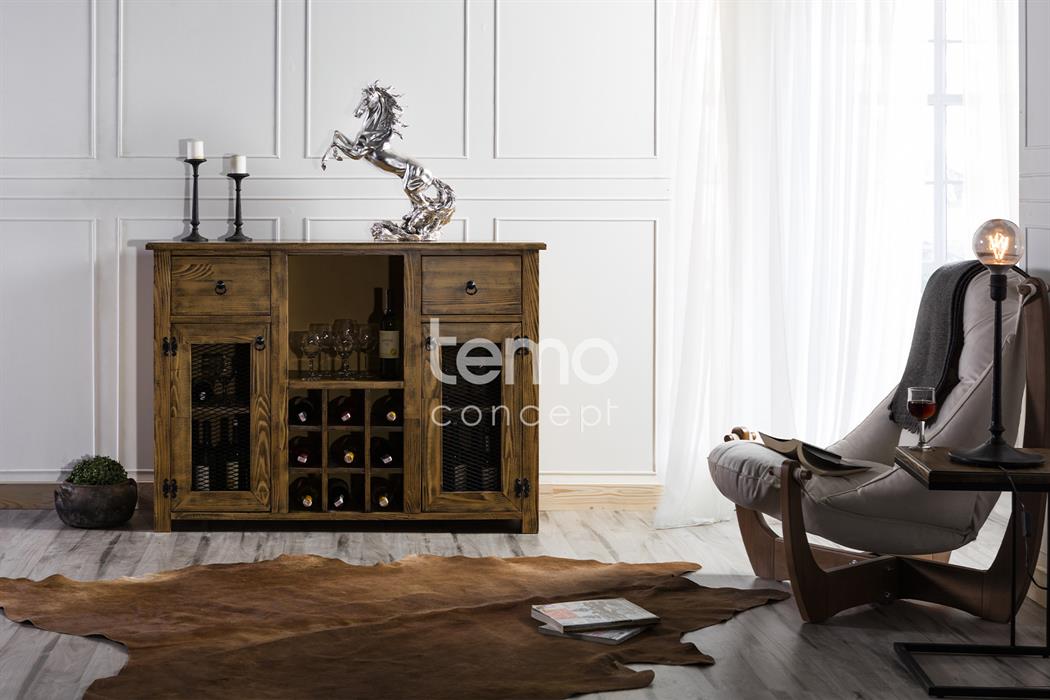 Ladin Ahşap Mini Konsol