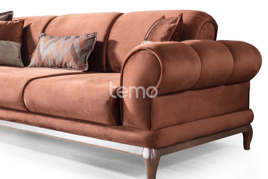 Long Lükens Dörtlü Koltuk