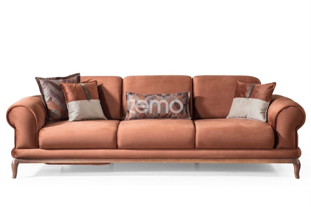 Long Lükens Dörtlü Koltuk