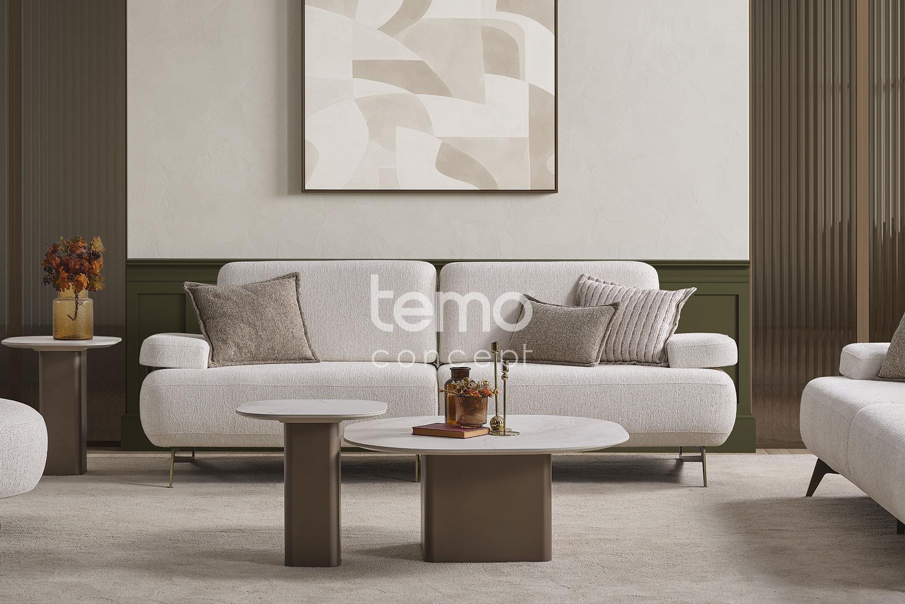 Pablo Prime Üçlü Koltuk