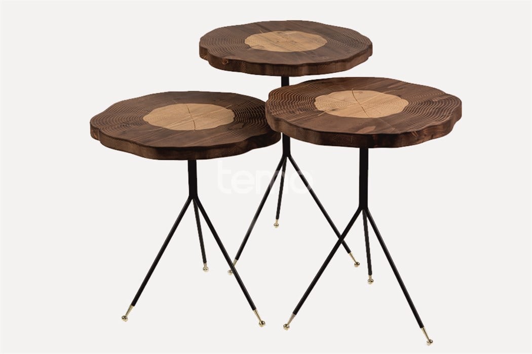 RİO WALNUT ZİGON SEHPA