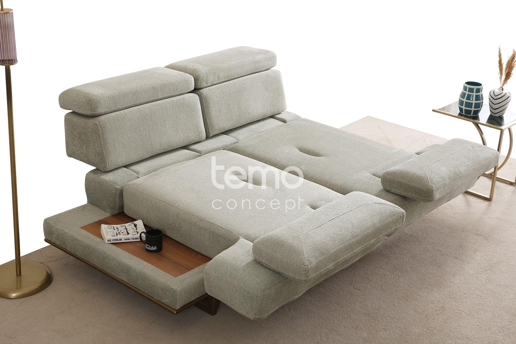 Saray Mekanizmalı Üçlü Koltuk